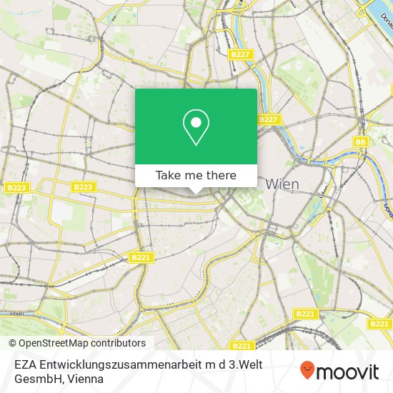 EZA Entwicklungszusammenarbeit m d 3.Welt GesmbH map