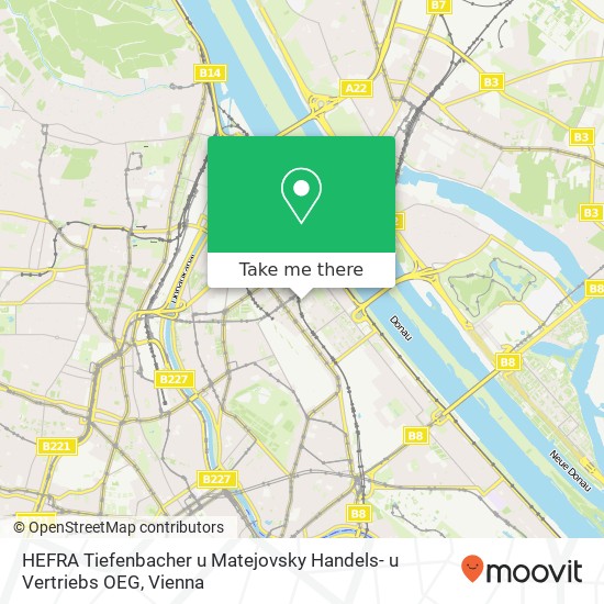 HEFRA Tiefenbacher u Matejovsky Handels- u Vertriebs OEG map