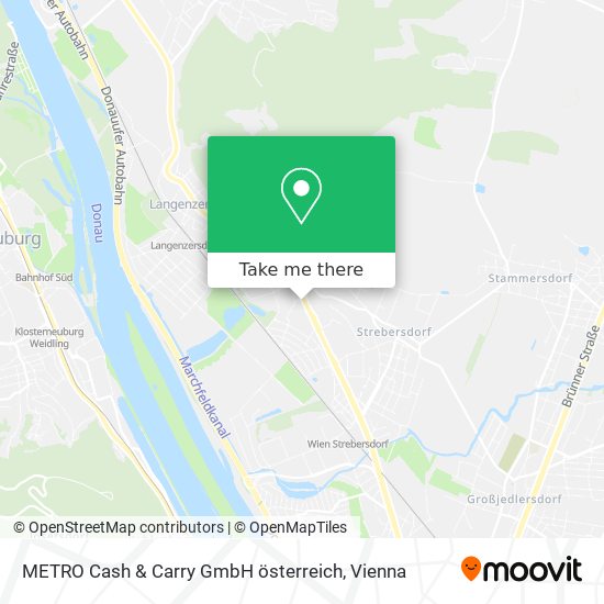 METRO Cash & Carry GmbH österreich map