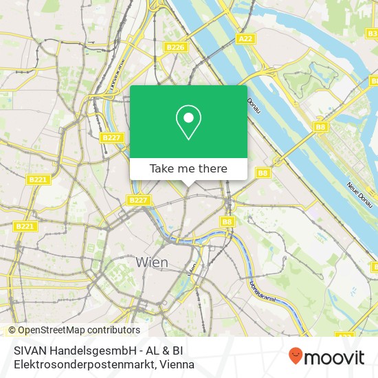 SIVAN HandelsgesmbH - AL & BI Elektrosonderpostenmarkt map