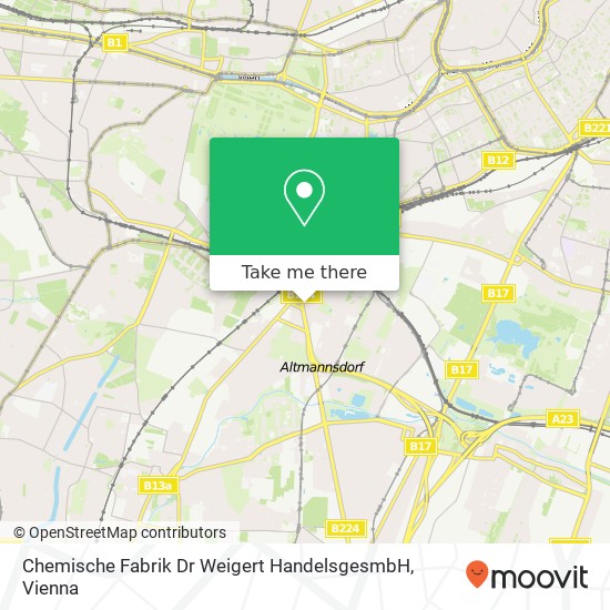 Chemische Fabrik Dr Weigert HandelsgesmbH map