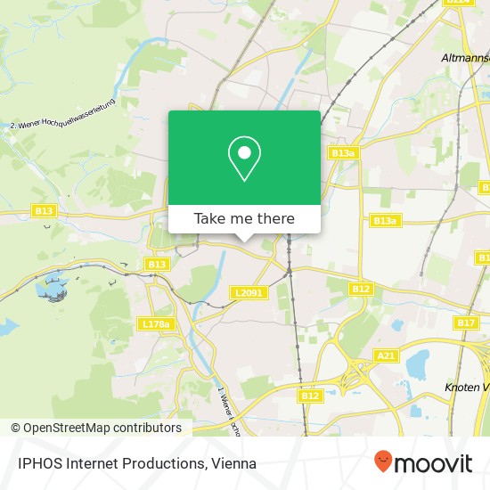 IPHOS Internet Productions map