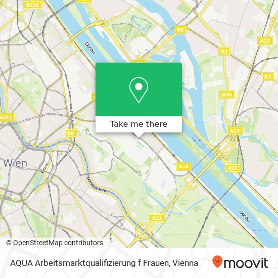 AQUA Arbeitsmarktqualifizierung f Frauen map