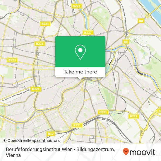 Berufsförderungsinstitut Wien - Bildungszentrum map