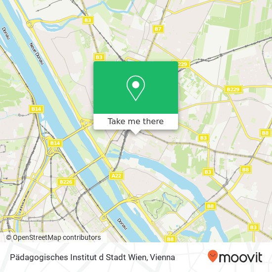 Pädagogisches Institut d Stadt Wien map