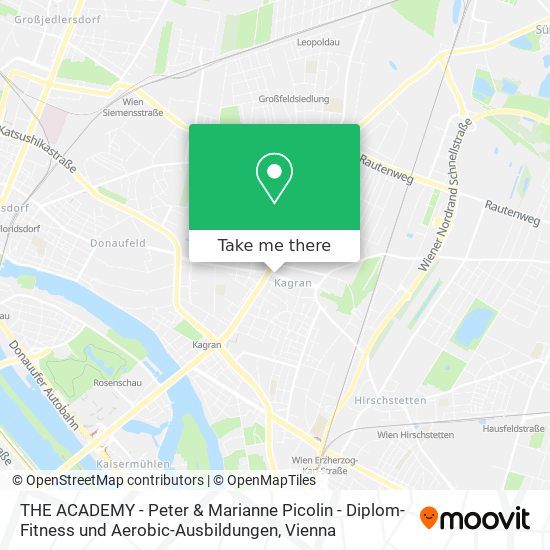 THE ACADEMY - Peter & Marianne Picolin - Diplom-Fitness und Aerobic-Ausbildungen map