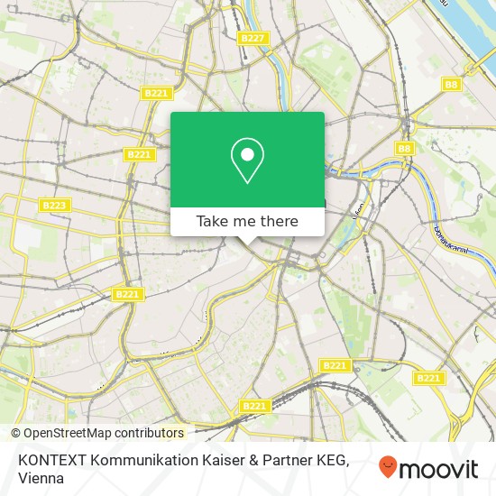 KONTEXT Kommunikation Kaiser & Partner KEG map