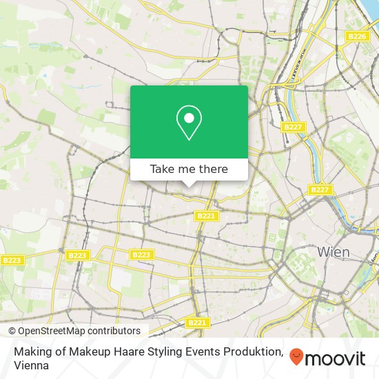 Making of Makeup Haare Styling Events Produktion map