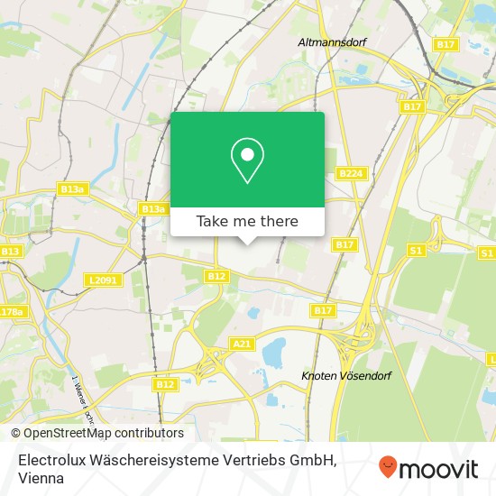 Electrolux Wäschereisysteme Vertriebs GmbH map