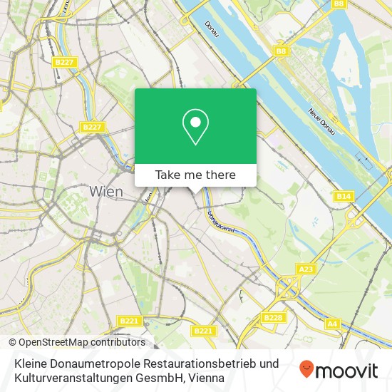 Kleine Donaumetropole Restaurationsbetrieb und Kulturveranstaltungen GesmbH map