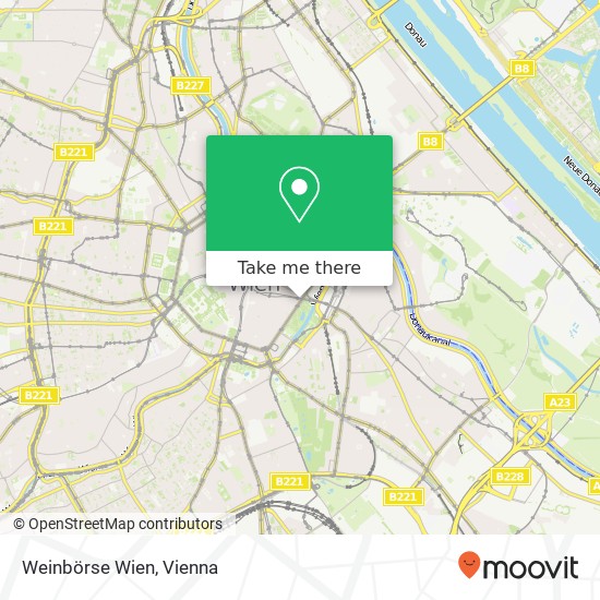 Weinbörse Wien map