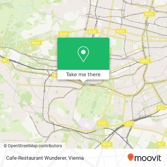 Cafe-Restaurant Wunderer map