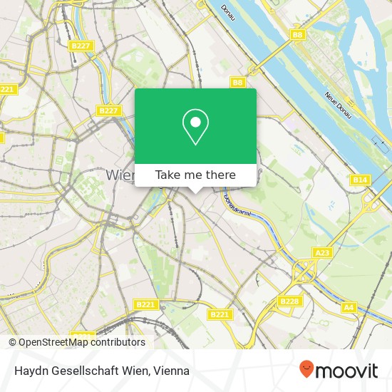 Haydn Gesellschaft Wien map