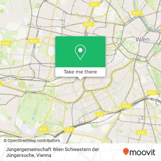 Jüngergemeinschaft Wien Schwestern der Jüngersuche map