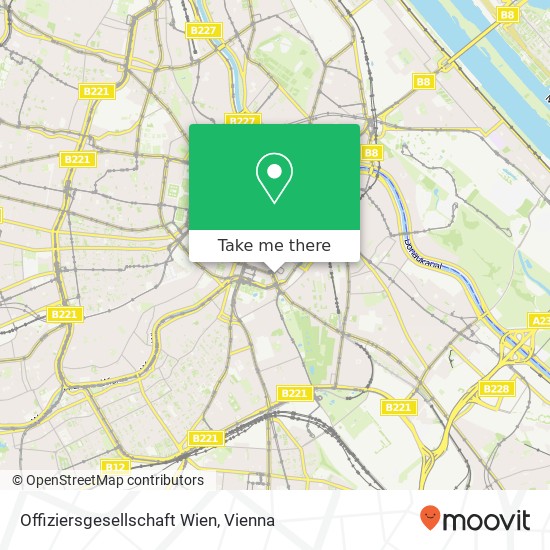 Offiziersgesellschaft Wien map