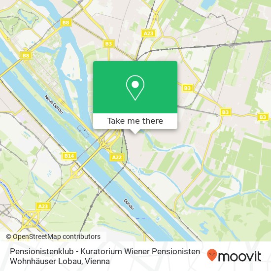 Pensionistenklub - Kuratorium Wiener Pensionisten Wohnhäuser Lobau map