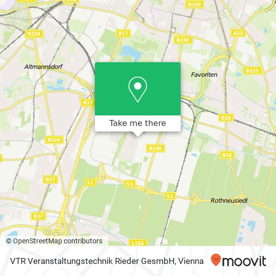 VTR Veranstaltungstechnik Rieder GesmbH map
