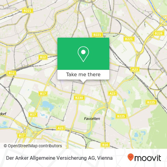 Der Anker Allgemeine Versicherung AG map