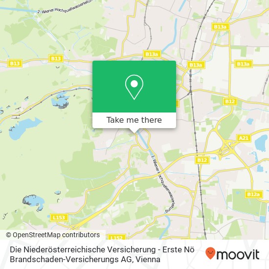 Die Niederösterreichische Versicherung - Erste Nö Brandschaden-Versicherungs AG map