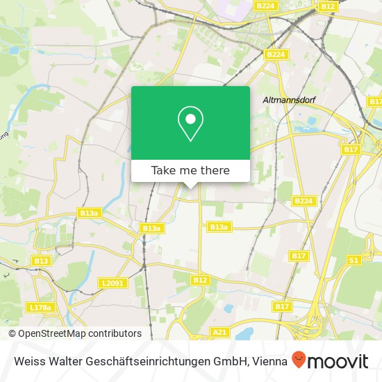 Weiss Walter Geschäftseinrichtungen GmbH map