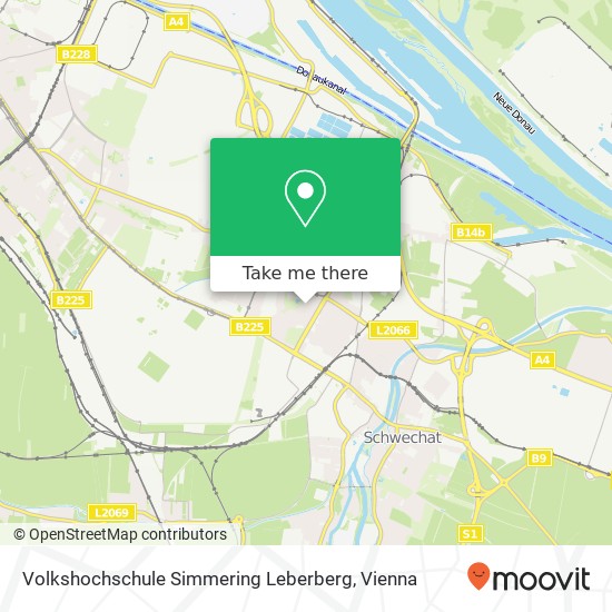 Volkshochschule Simmering Leberberg map