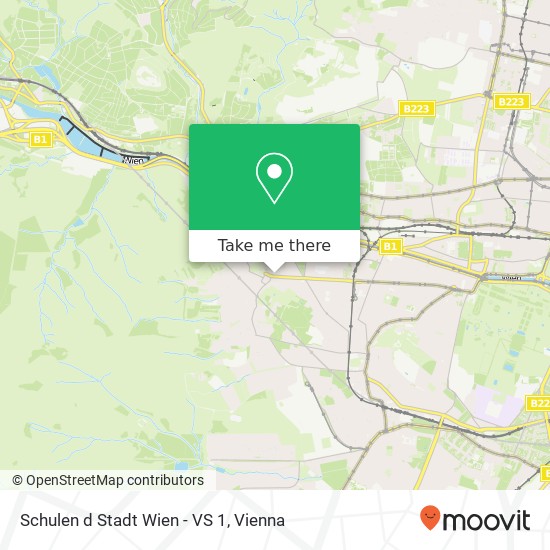 Schulen d Stadt Wien - VS 1 map