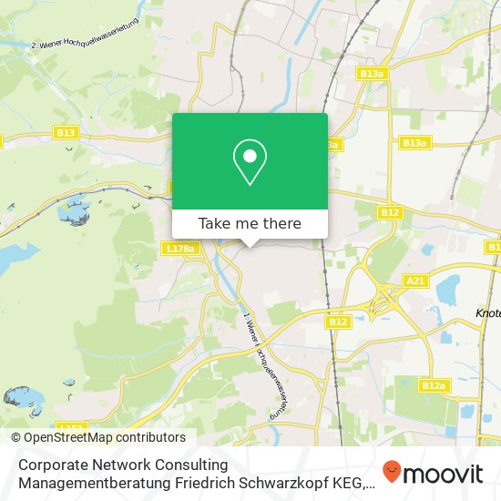 Corporate Network Consulting Managementberatung Friedrich Schwarzkopf KEG map