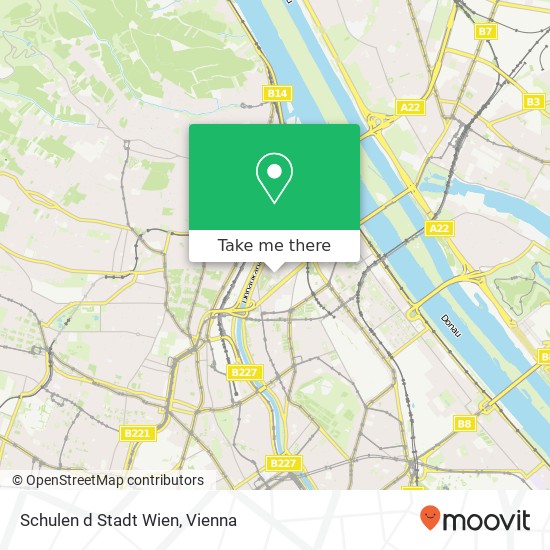 Schulen d Stadt Wien map