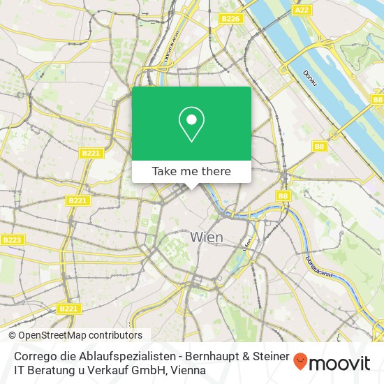 Corrego die Ablaufspezialisten - Bernhaupt & Steiner IT Beratung u Verkauf GmbH map