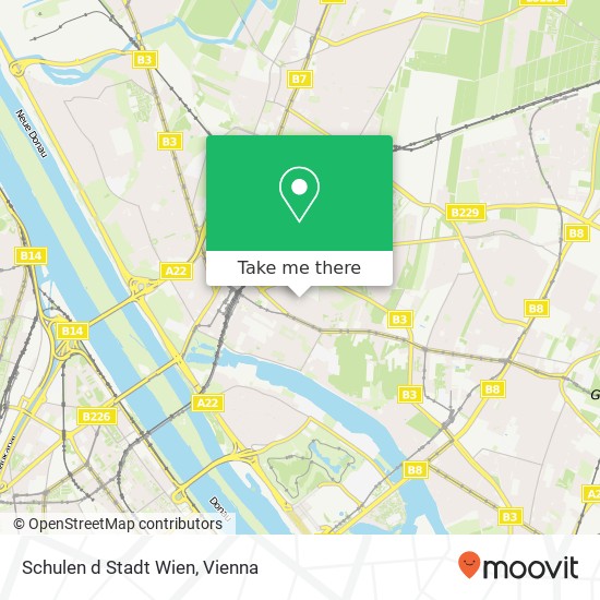 Schulen d Stadt Wien map