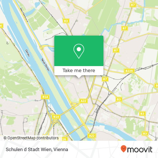 Schulen d Stadt Wien map