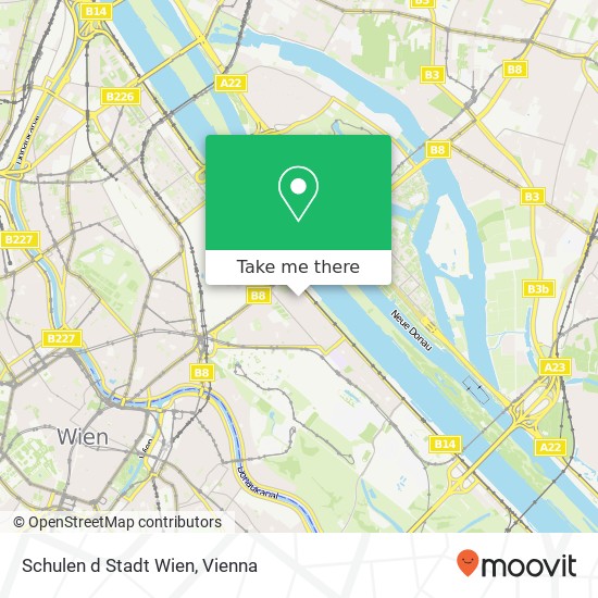 Schulen d Stadt Wien map