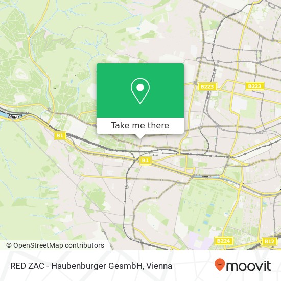 RED ZAC - Haubenburger GesmbH map