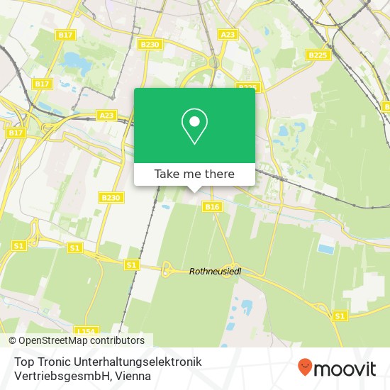 Top Tronic Unterhaltungselektronik VertriebsgesmbH map