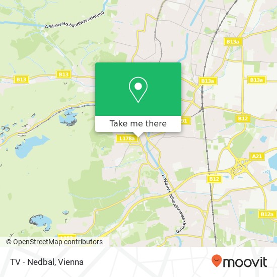 TV - Nedbal map