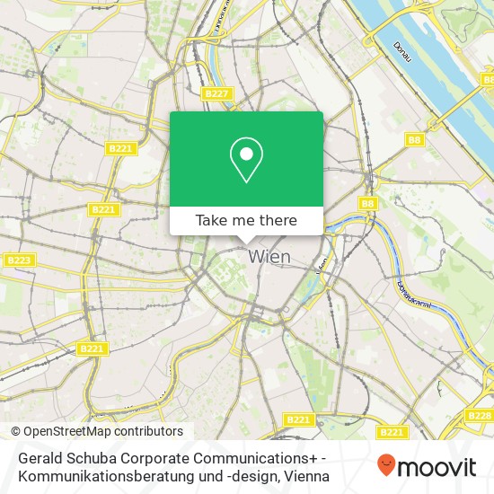 Gerald Schuba Corporate Communications+ - Kommunikationsberatung und -design map
