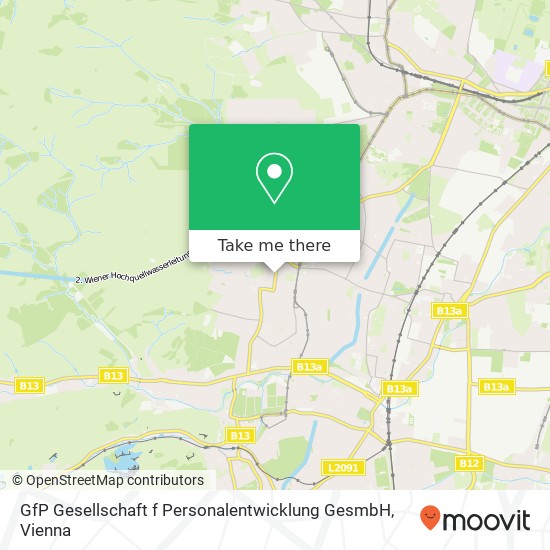 GfP Gesellschaft f Personalentwicklung GesmbH map