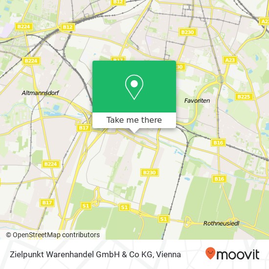 Zielpunkt Warenhandel GmbH & Co KG map