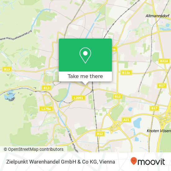 Zielpunkt Warenhandel GmbH & Co KG map