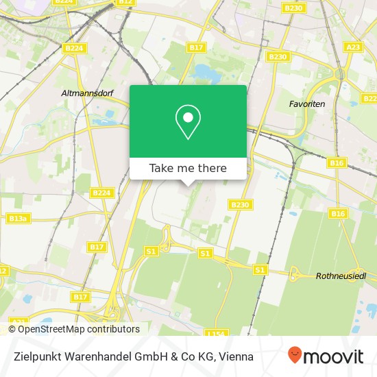 Zielpunkt Warenhandel GmbH & Co KG map