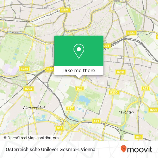 Österreichische Unilever GesmbH map