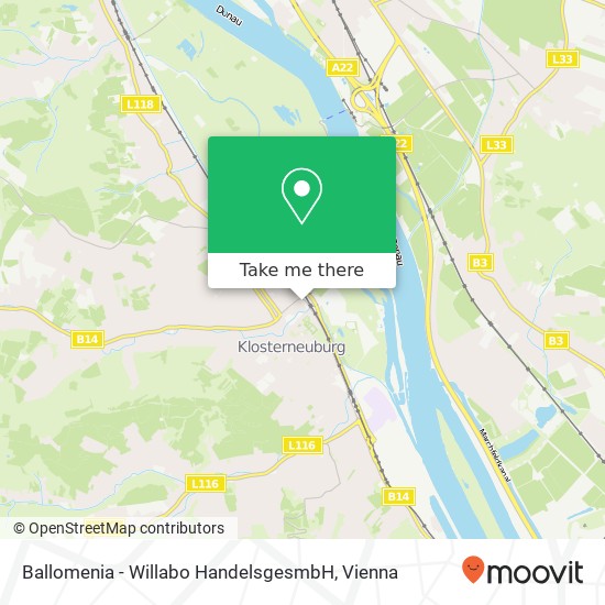 Ballomenia - Willabo HandelsgesmbH map