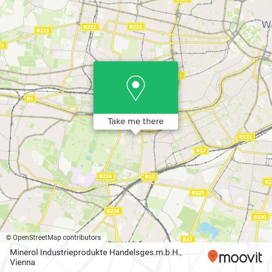 Minerol Industrieprodukte Handelsges.m.b.H. map