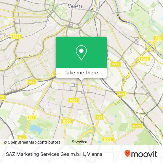 SAZ Marketing Services Ges.m.b.H. map