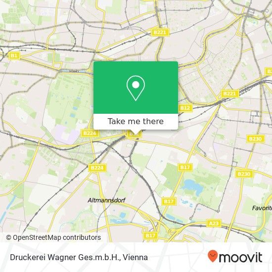 Druckerei Wagner Ges.m.b.H. map