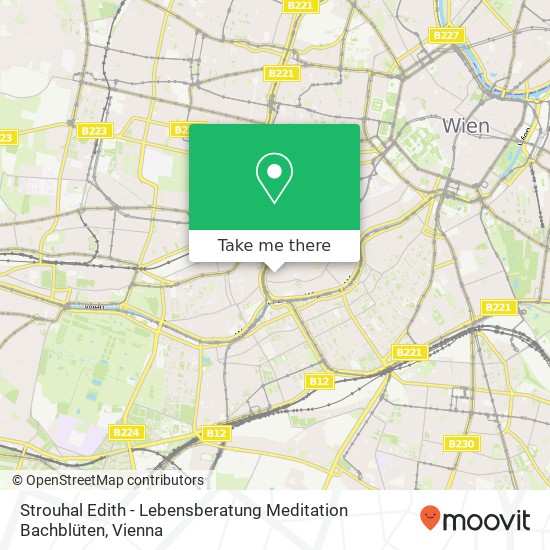 Strouhal Edith - Lebensberatung Meditation Bachblüten map
