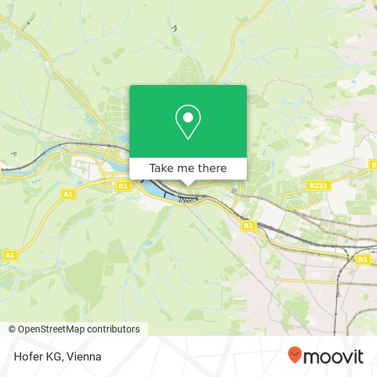 Hofer KG map
