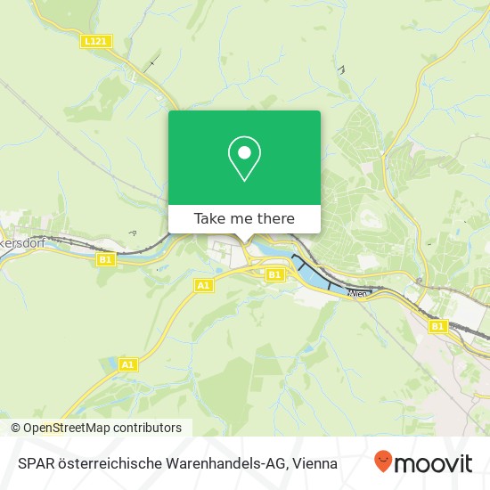 SPAR österreichische Warenhandels-AG map