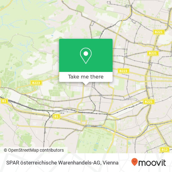 SPAR österreichische Warenhandels-AG map