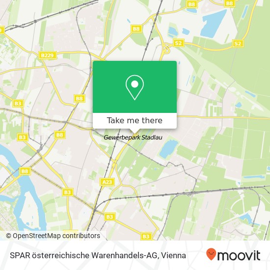 SPAR österreichische Warenhandels-AG map